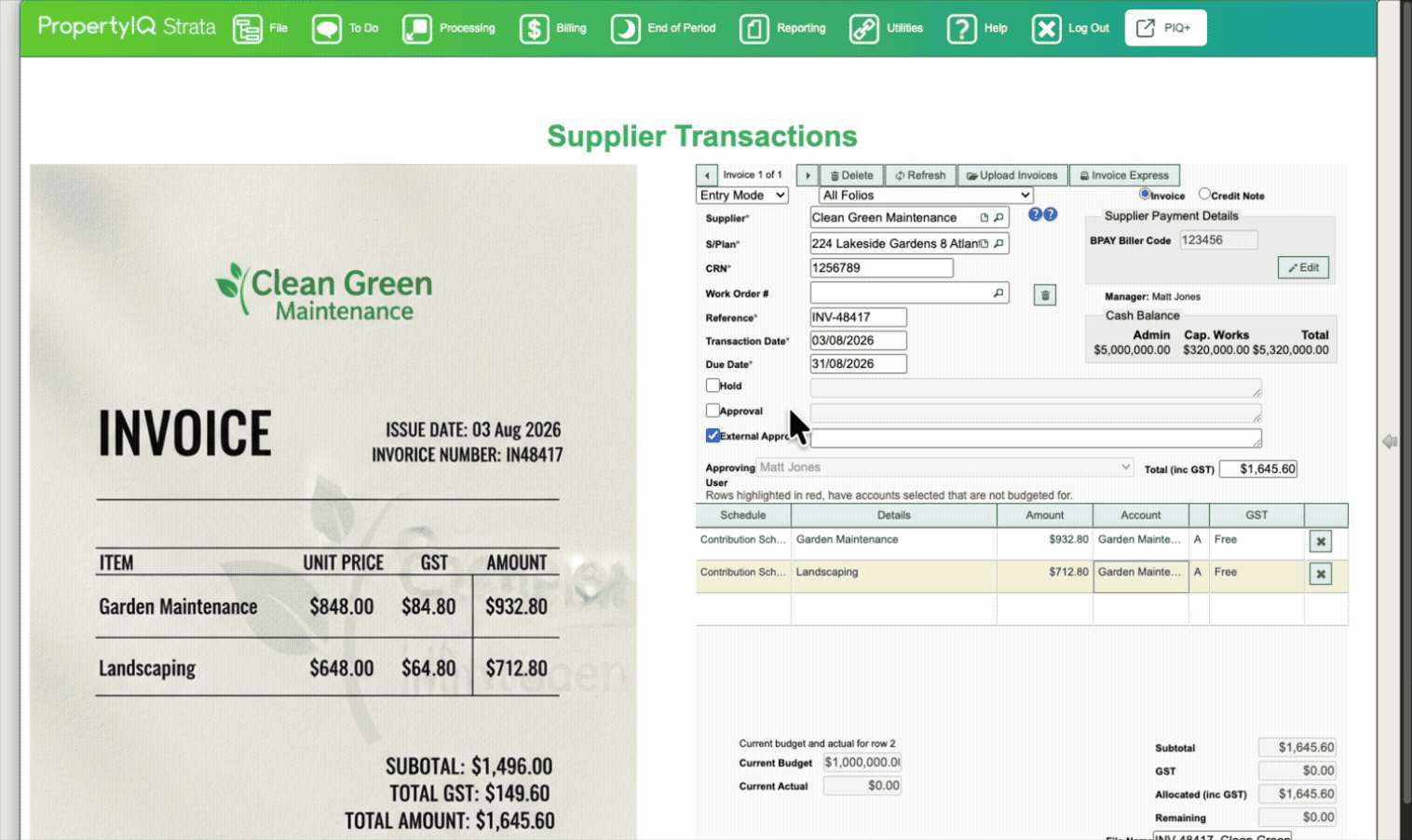 An animation highlighting how to enable editing of delivery preferences from the Configuration page of PropertyIQ Portal strata manager login.